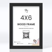 97 Decor Black Picture Frame 4x6 - Photo Frame With Plexiglass, 4 By 6 Black ...