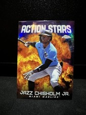 Jazz Chisholm Jr 2023 Topps Chrome Update Action Stars #ASC-30 Refractor