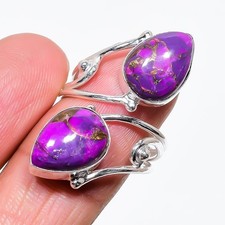 Copper Turquoise Gemstone Handmade 925 Sterling Silver All Size Ring For Gift