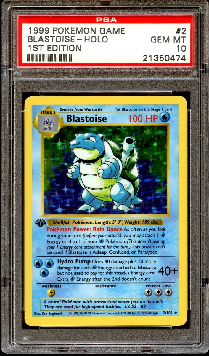 blastoise pokemon card psa 10 Amazon.com: Pokemon Single Card BLASTOISE Celebrations CLASSIC COLLECTION :  Toys & Games main image 1