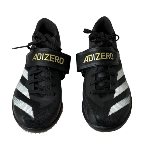 adidas Mens Adizero HJ TrackField Sneakers Shoes Black ID0304 SIZE US 8.5 - Picture 2 of 11