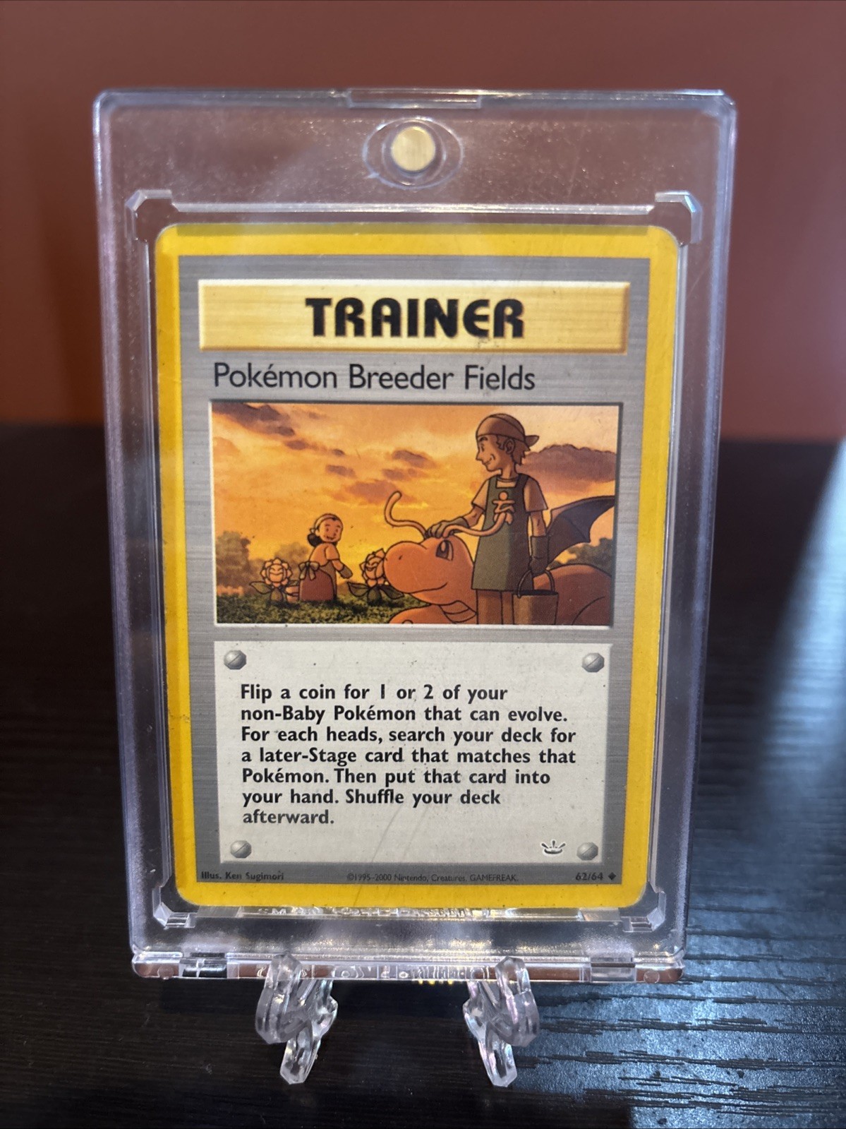 1st Edition Pokémon Breeder Fields 62/64 Neo Revelation 2001 Pokemon