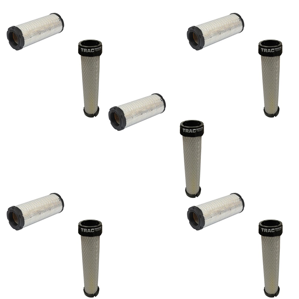 Qty 5: Inner and Outer Air Filters Fits New Holland Replaces 314531177