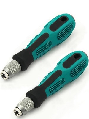 Bit Driver Handle,2 Pieces 1/4 inch Hex Quick Release Change Handle,6.35mm... 