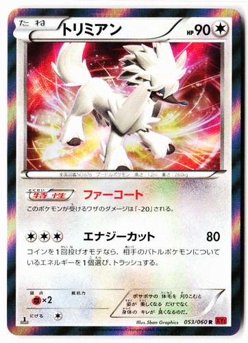 Furfrou 053/060 Rare Collection Y Pokemon Japanese 1st Edition Holo Near Mint