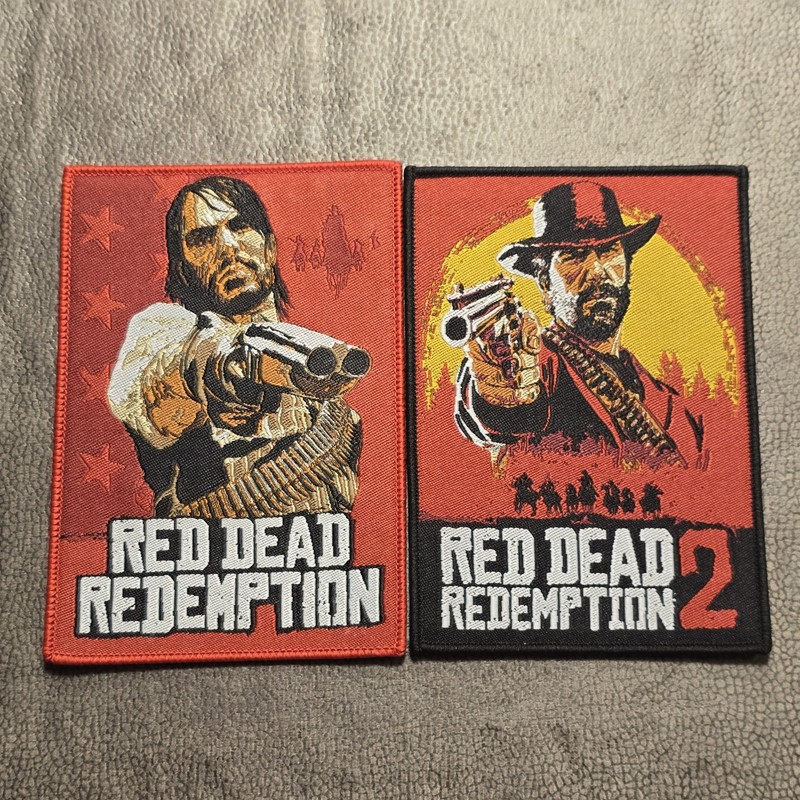 Red Dead Redemption 2 WOVEN PATCHES [PS4 PS3 PS5 Action Figure Funko Xbox One]