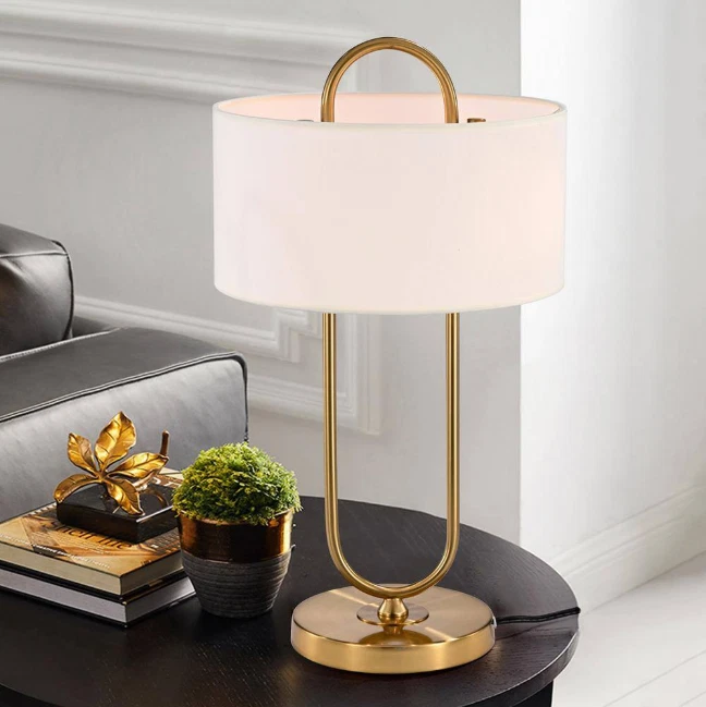 23 in. 2-Light Sulayman Indoor Gold Finish Architect Table Lamp Warehouse of Tif - Image 2 of 4