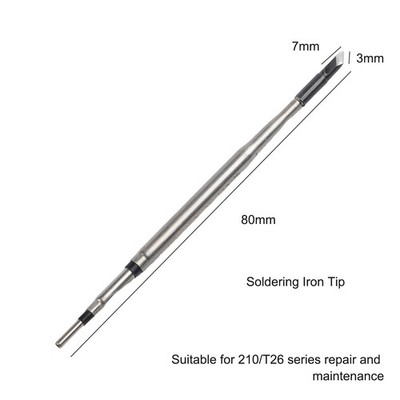 C210 020 002 018 Lötspitze Kupferkern 80 mm Länge Durchmesser 6 mm