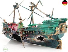 SLOCME Aquarium Schiffswrack Dekorationen ? Air Bubbler versunkenes Schiff