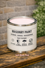 Exterior Masonry Paint 0.5L 1L Waterproof Brick Render Durable Wall 17 Colours