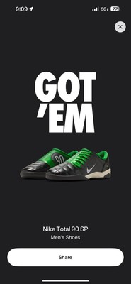 Size (M) 13 - Nike Total 90 SP  Quit The Rage  CONFIRMED Order IM7974-001