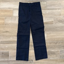 Dickies 874 Work Pants Mens 30x32 Original Fit Flex Navy Blue Chino