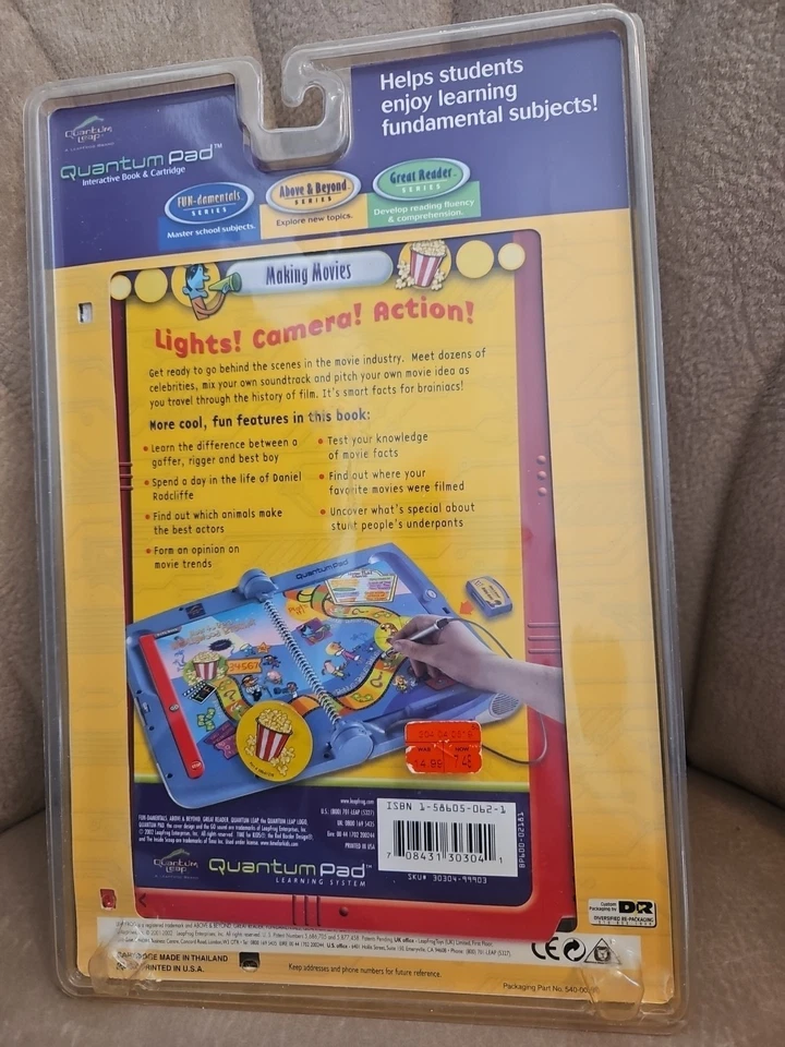 Sistema de aprendizaje Quantum Pad para hacer películas libro y cartucho Harry Potter NUEVO* Foto 2 de 2