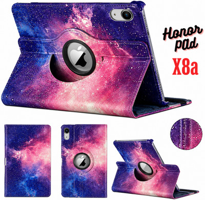 Für Honor Pad X8a X8b 11 Zoll 2024/26 Leder 360 drehbarer Ständer Smart Case Hülle