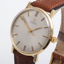 Omega Genéve Automatik 585/14kt Gelbgold Herrenuhr 1965 - Ref. 161.009 Kal. 552
