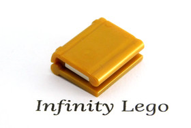 LEGO Pearl Gold Book Cover with Dragon Head Inside Baby Dragon Tile Elves 41180