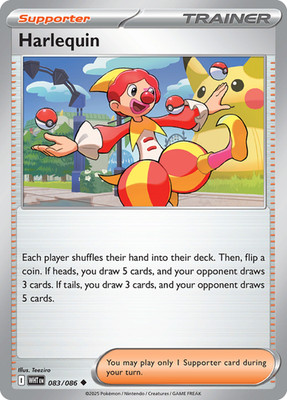 Harlequin - 083/086 - Uncommon - Reverse Holo - Near Mint