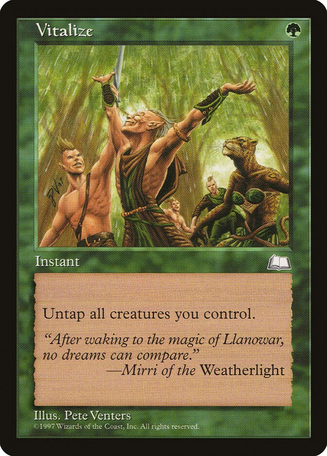 Vitalize - Weatherlight - MTG (NM)