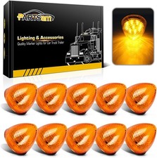 10pcs 2 Inch Amber 9led Side Marker Lights 2 Beehive Light