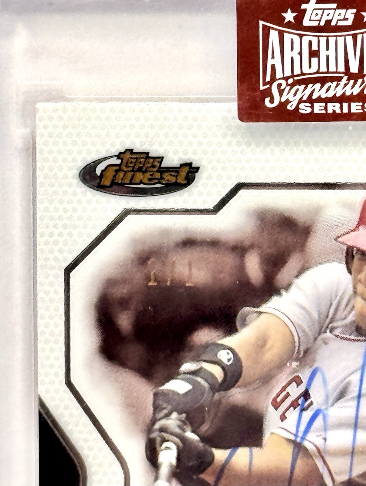 2023 Topps Archives Signature Series Garret Anderson Auto 1/1 Anaheim Angels view 3