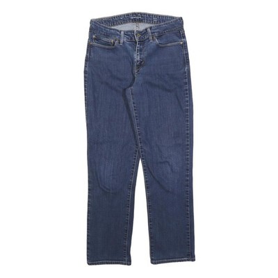 LEVI'S Damen Regular Fit Jeans Blau Denim Cotton Blend W28 L27 Classic Zip