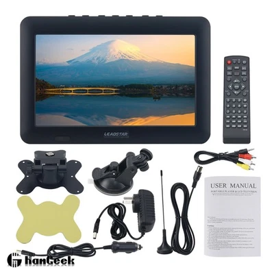 LEADSTAR D8 8" Portable Television Portable Digital TV ATSC DVB-T2 ISDB-T - Image 1 of 4
