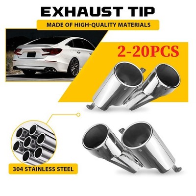 2-20X Exhaust Pipe Tip Cover Muffler Finisher Fit Honda Accord Touring 2018-2022