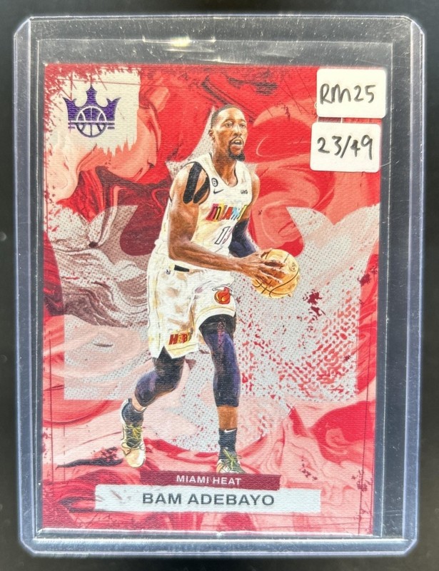 2023-24 Panini Court Kings Bam Adebayo Violet #/49 Heat