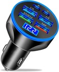 Charge USB C Car Phone Charger Adapter 6 in 1 with Voltage Display 250W