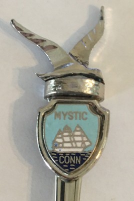 Mystic Connecticut Vintage Souvenir Spoon Collectible