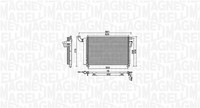 Magneti Marelli Kondensator Klimaanlage 350203982000 FüR KIA RIO 2 JB Crdi