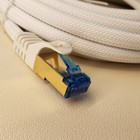 3 Pack! -CAT 7 High-Speed Ethernet Cable, White Mesh. 15ft. Shielded. Patch Cord — photo 4
