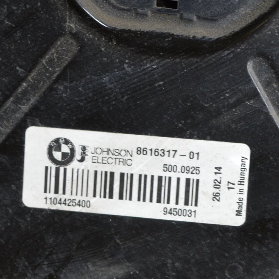 BMW 3 F30 335D XDRIVE Engine Cooling Radiator Fan 8621193 8616317 230 KW 2014 Foto 4 de 4