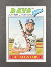 2026 Topps Heritage Junior Caminero AL All-Stars #380 Tampa Bay Rays