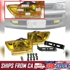 Amber Dlaa Fog Lamp H3 12v 55w Yellow Lens Dlaa Glass Len For Universal Car