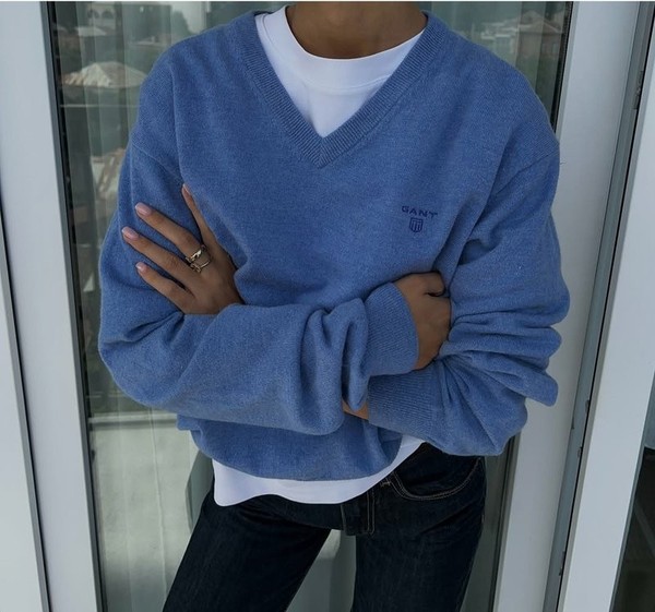 Women Gant Sweater White Wool 36 / S / 44
