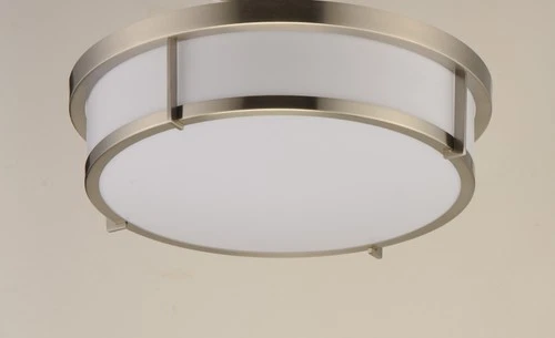 Maxim 10274WT Rogue 17"W LED Flush Mount Drum Ceiling Fixture - Black - Picture 3 of 12