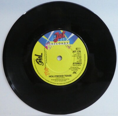 Girl   Hollywood Tease , Vinyl 7'' Single 45 RPM UK 1980 Hard Rock , Glam