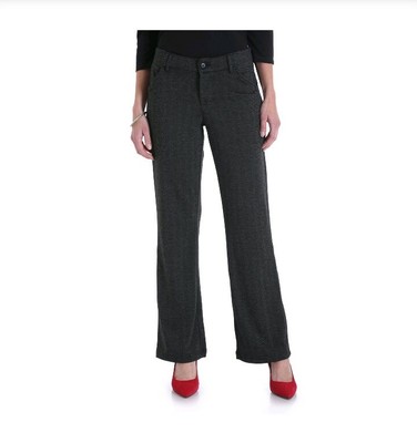 Riders By Lee Women's Herringbone Knit Casual Dress Trousers | eBay