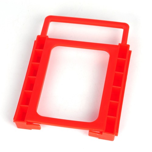 2PCS 2.5" to 3.5" SSD to HDD Mounting Kit Adapter Bracket Hard Drive Holder Dock - Afbeelding 2 van 6
