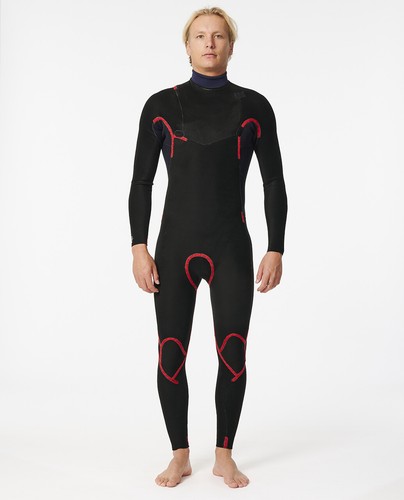 Rip Curl Dawn Patrol Performance Herren 4/3 mm Frontzip BLACK Neopren - Bild 2 von 6
