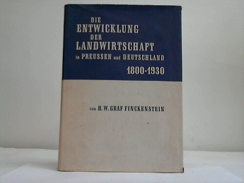 Finckenstein, Hans Wolfram Graf Finck von: Die Entwicklung der ... - Picture 1 of 1