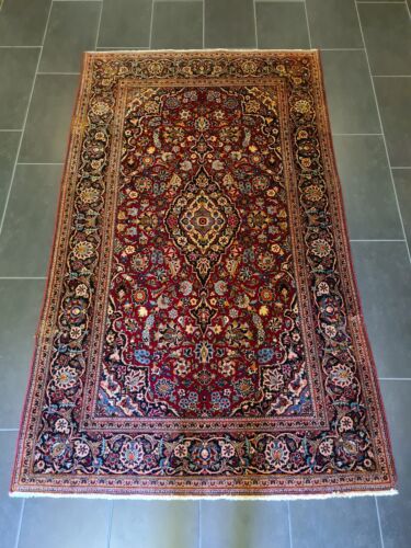 Handgeknüpfter Perser Keshan Orientteppich 220x133cm - Bild 5 von 24