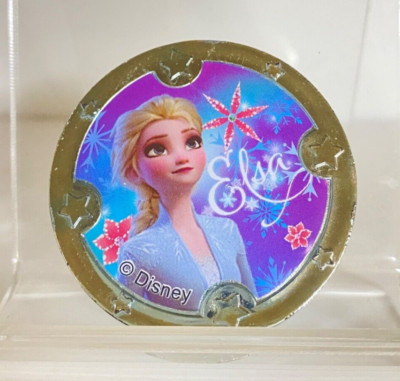 Elsa Frozen Rock paper scissors Stall medal Disney Silver Star From Japan