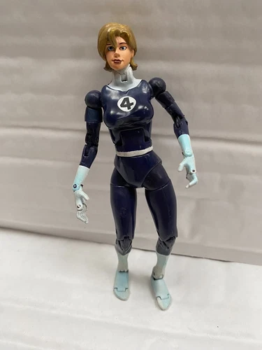 2004 Marvel Legends Fantastic 4 conjunto de cuatro figuras invisibles mujer Toy Biz