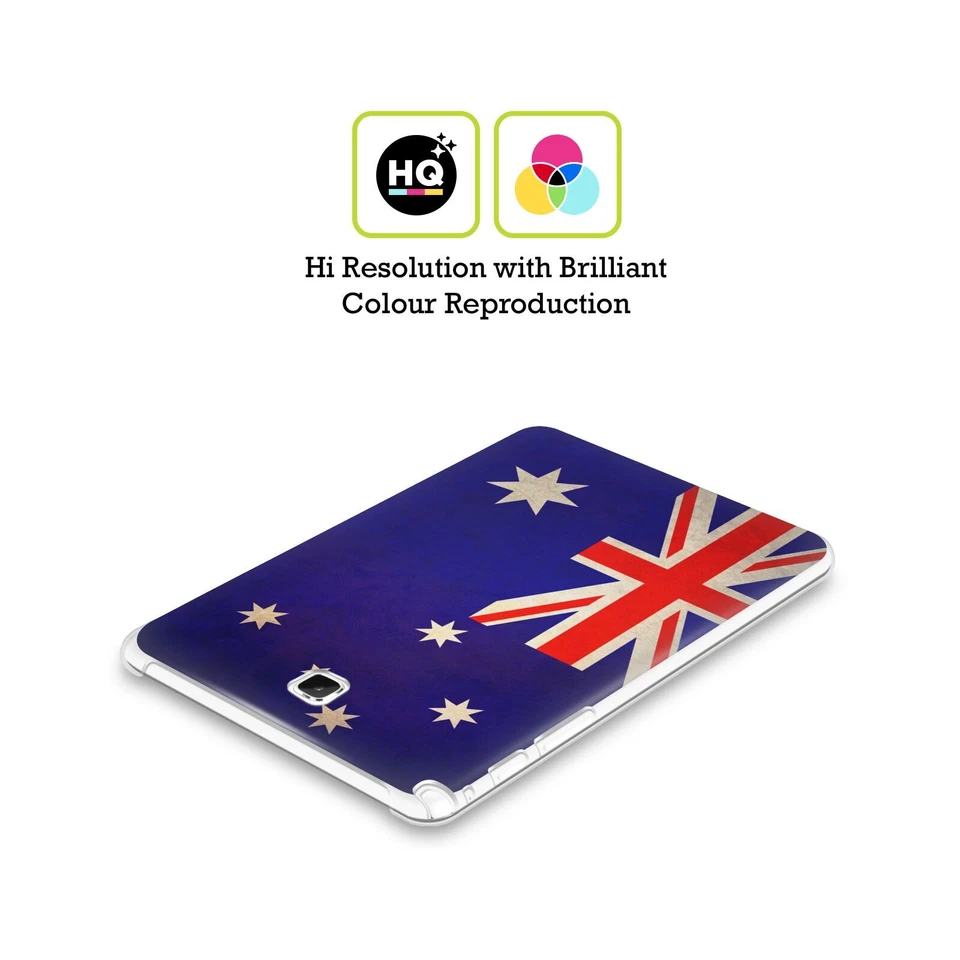 HEAD CASE DESIGNS VINTAGE FLAGS HARD BACK CASE FOR SAMSUNG TABLETS 1 - Image 2 of 4