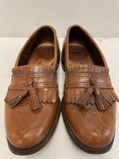 ALLEN EDMONDS Made In USA Bridgeton Tassel Kiltie Loafer in Brown Size 8 C