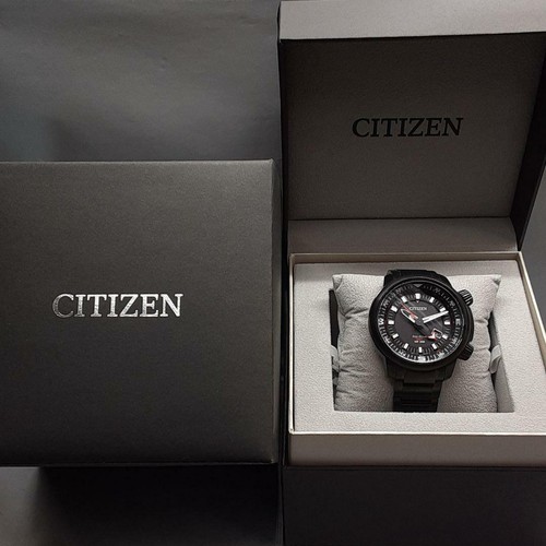 CITIZEN PROMASTER BJ7086-57E Eco-Drive GMT WR200 Stainless Steel Analog  Watch | eBay