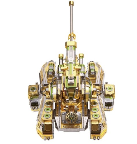 Piececool 3D Metal Model Kit SKYNET SPIDER SUPERHEAVY TANK New PC-HP086-SGN - Picture 6 of 7