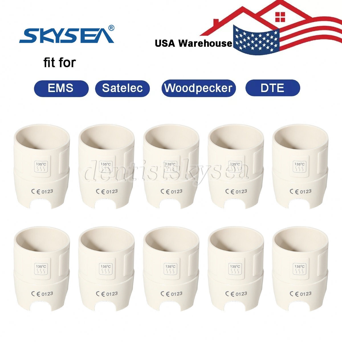 Lot De 10 Embouts De Détartreur Ultrasonique Pour Appareil EMS/DTE + Clé - Neuf